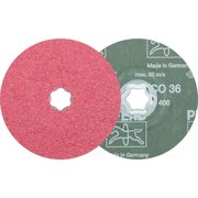 Pferd COMBICLICK® Fiber Disc, 5" Dia. - Ceramic Oxide CO, 36 Grit 40705